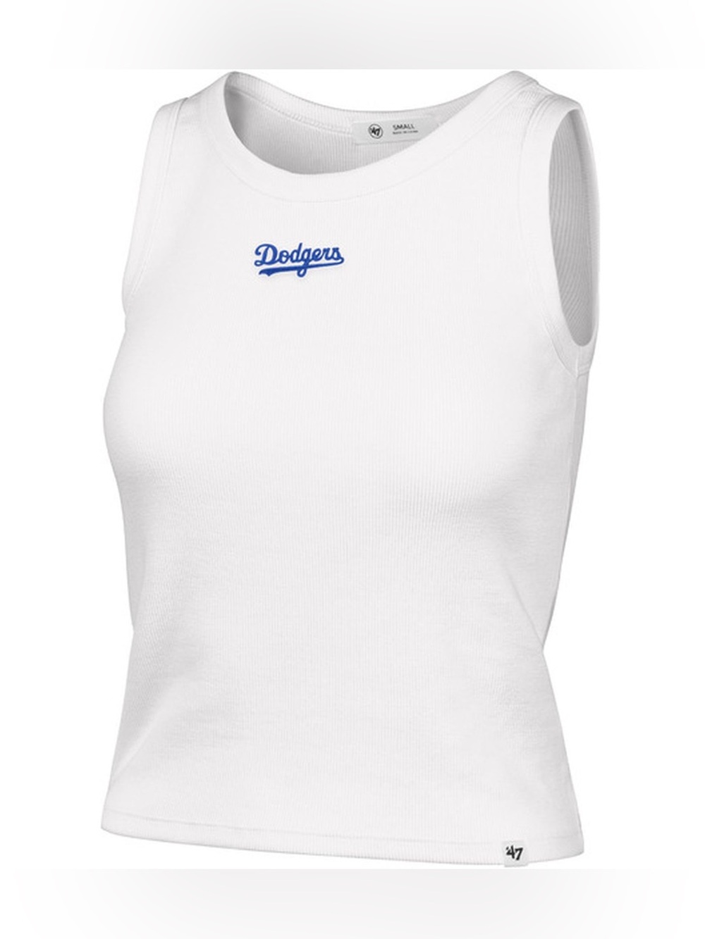 '47 Women's Los Angeles Dodgers Cream Wordmark Tank